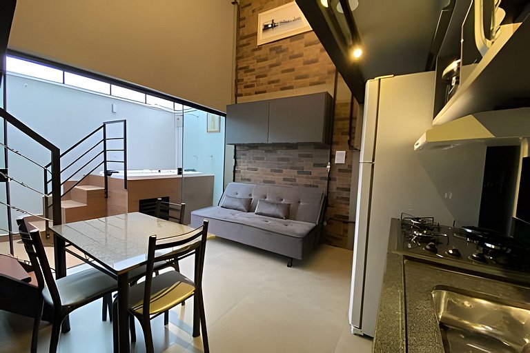 Loft com Hidromassagem em Araxá