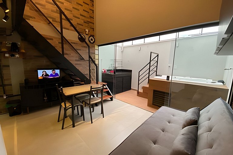 Loft com Hidromassagem em Araxá