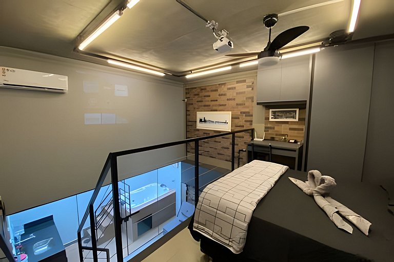 Loft com Hidromassagem em Araxá