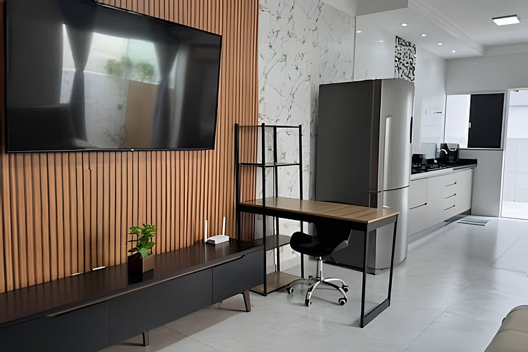 Casa Moderna, Confortável e com Churrasqueira