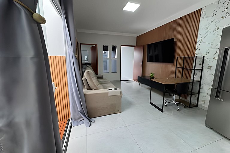 Casa Moderna, Confortável e com Churrasqueira