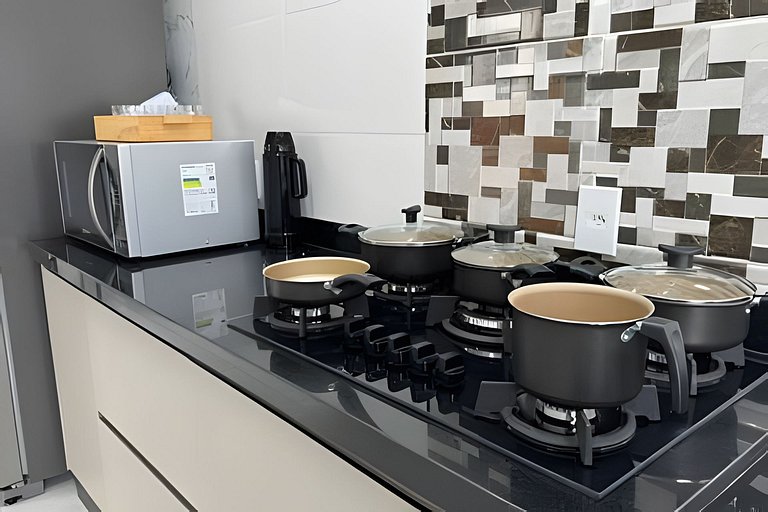 Casa Moderna, Confortável e com Churrasqueira